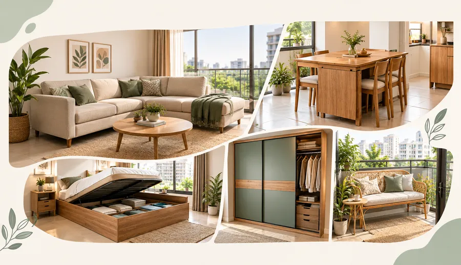 space-saving furniture ideas for bangalore apartment